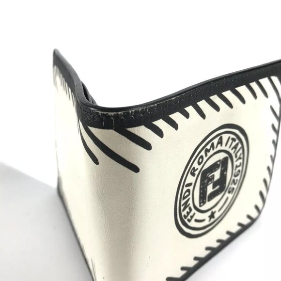 FENDI 7M0169 Compact wallet Joshua Vides Collab Bill Compartment Folded wallet - Picture 12 of 15